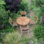 garden table and chairs