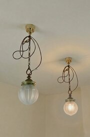 Pair Of 1920s Art Deco Ceiling Lights