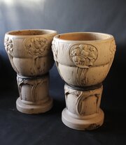 Pair Of Arts And Crafts Jardinieres By LefCo