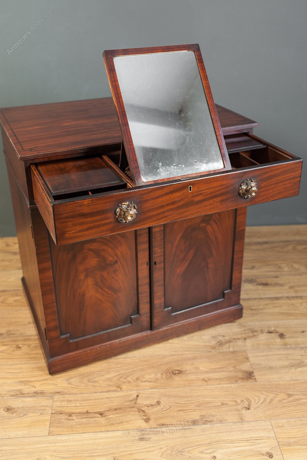 Mahogany Fitted Dressing Chest Antiques Atlas