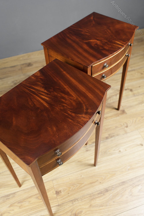 Pair Of Mahogany Bedside Tables. Antiques Atlas