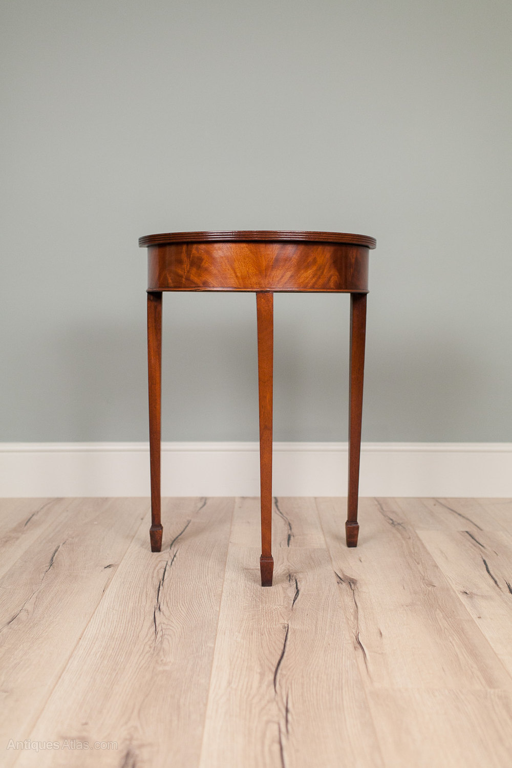 Antiques Atlas Small Half Moon Mahogany Side Table