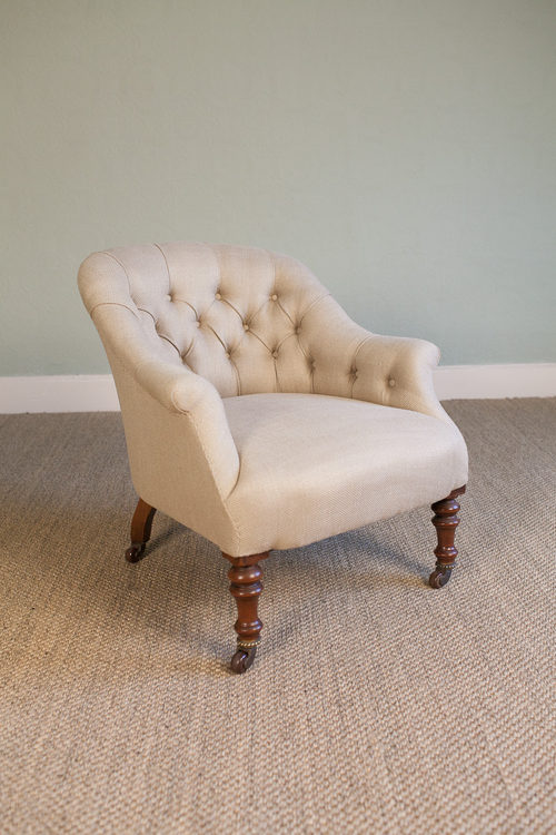 Victorian Walnut Tub Chair Antiques Atlas