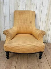 Antique French Chair For Re-Upholstery