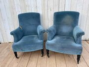 Pair Of Antique French Armchairs