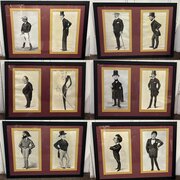 Set Of 12 Vanity Fair "Spy" Prints