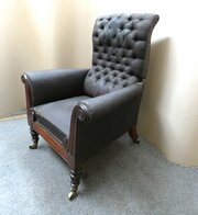 William IV Reclining Reading Chair - Minter