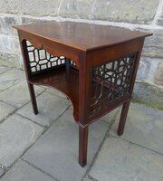 Unusual Mahogany Writing Table / Side Table