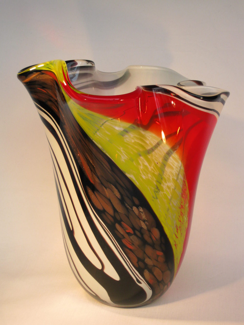 Antiques Atlas Murano Large Handkerchief Vase Dino Martens