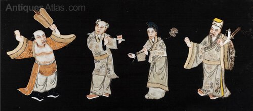 Chinese wool-work