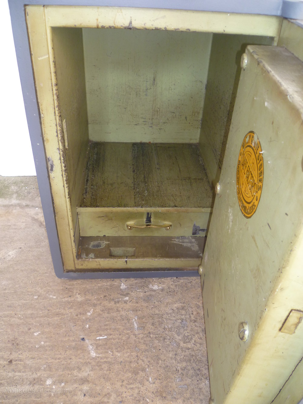 Antiques Atlas A Cast Iron Safe By Withy Grove Stores