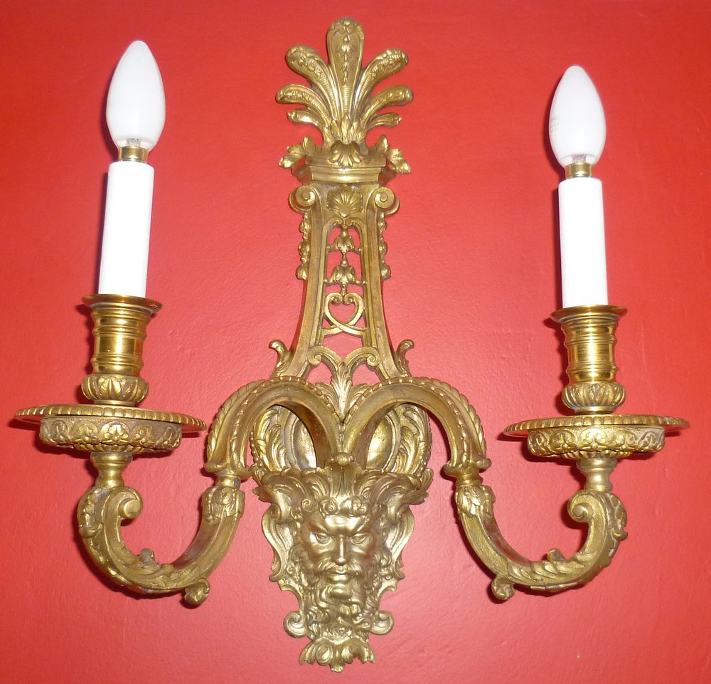 Antiques Atlas - Stunning 19th Century Gilt Bronze Wall Light