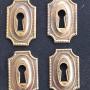 Sale On. 4  Brass Oblong Key Escutcheon Plates