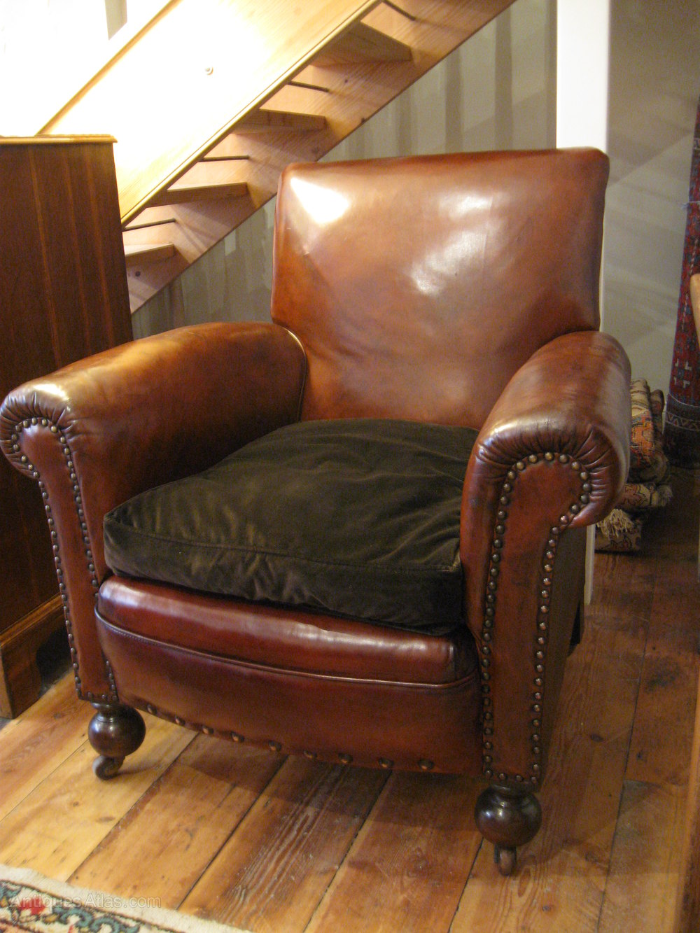 Antique Leather Club Chair Antiques Atlas