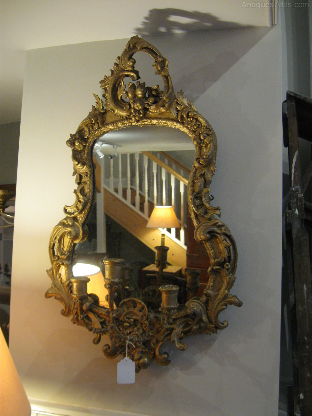 Antiques Atlas Victorian Triple Light Girondale Mirror