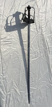 17th Century English Civil War Basket Hilt Sword 