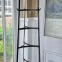  Rare 9 tier Clarks wrought iron saucepan stand