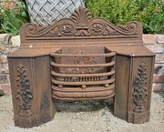 Georgian Cast Iron Country House Hob Fire Grate
