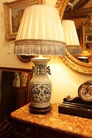 19th-Century Chinese Table Lamp 