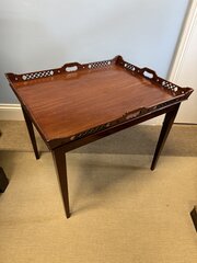 Late 19th Century Mahogany Tray Table