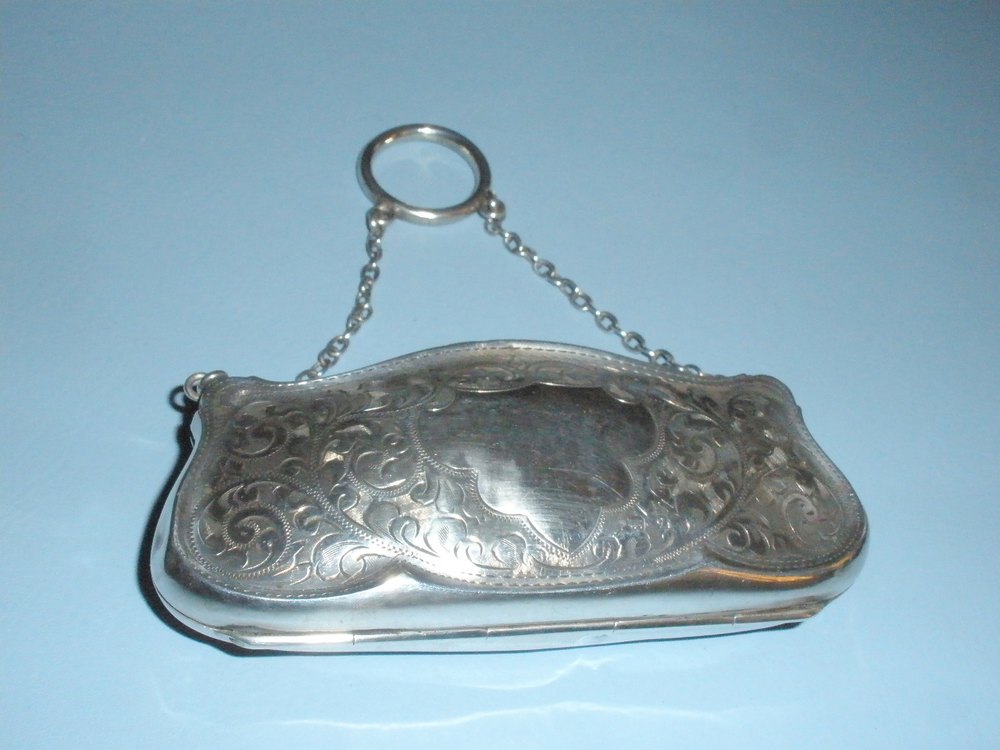 Antiques Atlas Antique LADY'S SILVER COIN PURSE' William Aitken