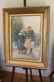 Robert Anderson RSA.  "Wanderers Brittany" 1883