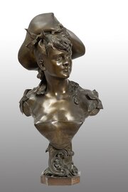 Bronze Sculpture Signed "A.NELSON". France, 19th C