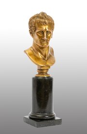 Bust Of Napoleon In Gilded Bronze.