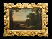 french painting oil on canvas 17th century French painting oil on canvas 17th century