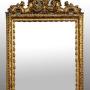 Italian Louis XVI mirror in carved wood. 18th Cent