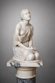 Italian Alabaster Sculpture. 19th Century.