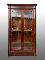Louis Philippe Italian Rosewood Bookcase. 19th Cen