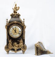 Napoleon III Boulle-style Cartel Clock. 19th C.