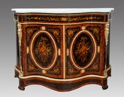 Napoleon III French Sideboard In Fine Exotic Woods