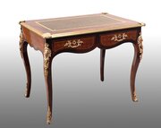 Napoleon III French Writing Desk In Exotic Wood. 