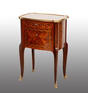 Napoleon III Kingwood Bedside Table. 19th Century.
