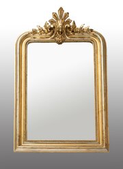 Napoleon III Mirror In Carved Wood. France 19th C.