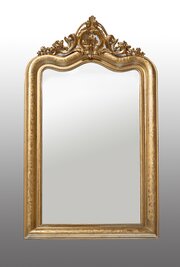 Napoleon III Mirror In Carved Wood. France 19th C.