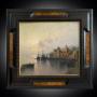 Oil painting on panel signed Nicolas De Corsi.