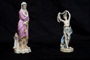  Pair Of Meissen Porcelain Sculptures.
