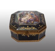Sevres Porcelain Jewelry Box. France, 19th Century
