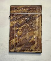 Gothic Revival Tortoiseshell "Cathedral" Card Case