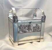wmf figural opera jewel casket WMF FIGURAL OPERA JEWEL CASKET