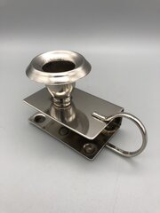 Art Deco Chrome "Go To Bed" Chamberstick
