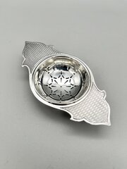 Art Deco Silver Tea Strainer, Mappin & Webb, 1926