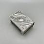 Art Nouveau Silver Matchbox Holder, T. Hayes, 1892