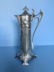 Art Nouveau Silver Plate Claret Jug, W.M.F 1903-10