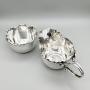 Art Nouveau Silver Plate Cream Jug & Sugar Bowl