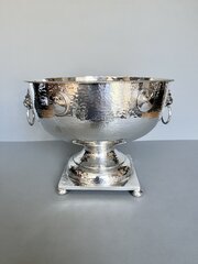 Arts & Crafts Silver Plate Punch Bowl, C.1880-1910