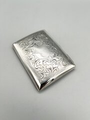 Edwardian Silver Cigarette Case, Zimmerman, 1903